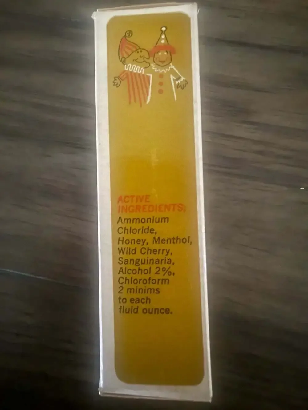 Vintage RASP Baby and Children's Pineapple-Honey Flavored Cough Syrup